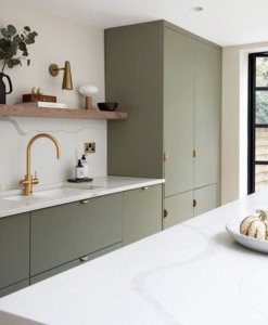 Green kitchen colour trends 2023 2024